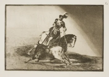 Charles V Spears a Bull in the Arena in Valladolid