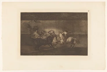 Man Speared by the Horn of a Bull