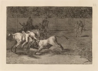 Mariano Ceballos, Alias the Indian, Kills the Bull from His Horse