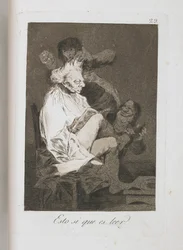 Plate from Los Caprichos, 1797-1798