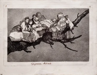Ridiculous Folly from the Series Los Disparates Follies, 1815-1819