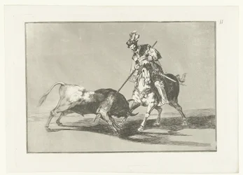 Rodrigo Díaz de Vivar Wounds a Bull