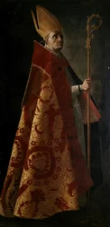 Paintings for San Pablo El Real in Seville: Saint Ambrose