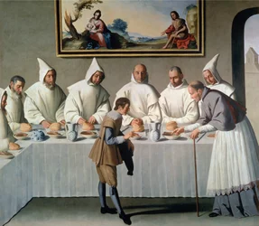 St. Hugh of Cluny (1024-1109) in the Refectory of the Carthusians, 1633