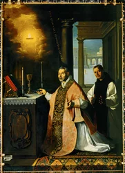 The Priest Cabanuelas of Toledo Celebrating Holy Mass in 1420