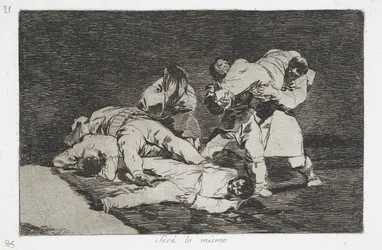 The Same (Será lo mismo) from the series Disasters of War