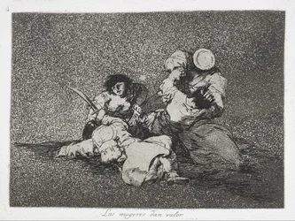 The Women Give Courage (Las mugeres dan valor) from the series The Disasters of War