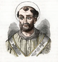Representation of Pope Fabian, Drawing from 