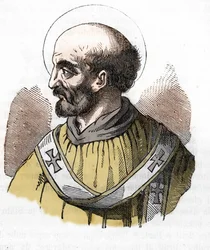 Representation of Pope Sixtus II, Drawing from 