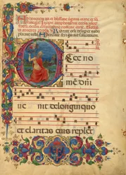 Leaf from the Antiphonal of Cardinal Bessarion