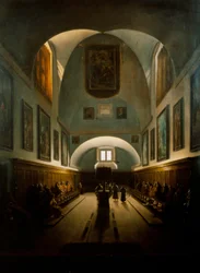 The Choir in the Capuchin Church on the Piazza Barberini, Rome