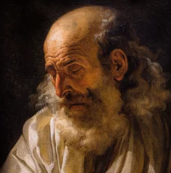 Old Man Reading, circa 1772-1773
