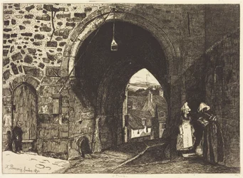 The Gate of Saint-Malo at Dinan
