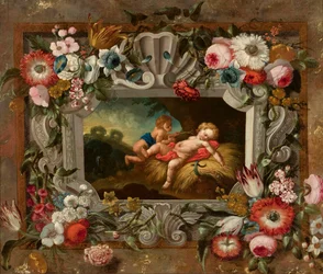Allegory of Summer in a Garland of Flowers