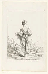 Young Girl with a Basket