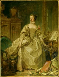 Full-Length Portrait of Jeanne Antoinette Poisson, Marquise de Pompadour