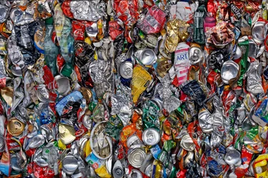 Vibrant Crushed Cans