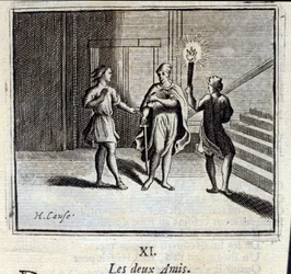 The two friends (Illustration by François Chauveau)