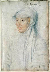 Portrait of Queen Eleonore of Habsburg, Second Wife of Francois I