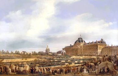 Louis Philippe Giving Flags to National Guard in Paris on August 29