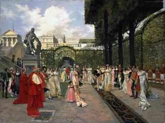 Napoleon I and the King of Rome at Saint-Cloud in 1811, 1896