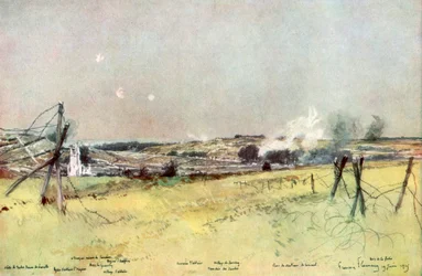 The Church of Ablain and Souchez, Artois, France