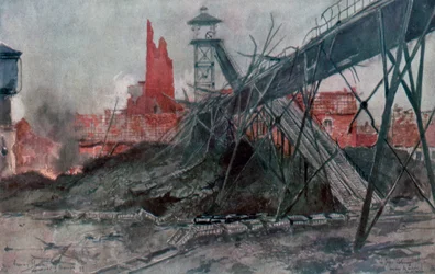 The Mines of Liévin: Calonne Pit, Artois, France, World War I