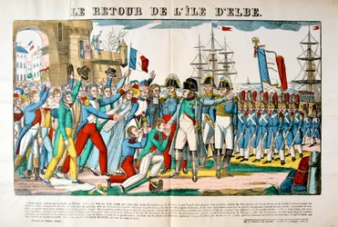 The Return of Napoleon from the Isle of Elba, 26 February 1815, c1835