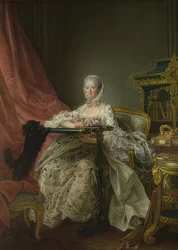 Madame de Pompadour at the Embroidery Frame, 1763-64