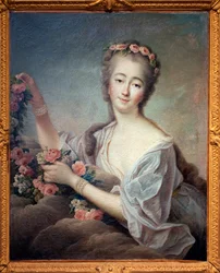Portrait of Madame du Barry en Flore (Jeanne Becu, Countess of Barry)