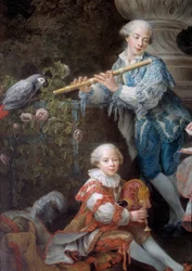 The Family of Louis Francois du Bouchet, Marquis de Sourches and Grand Provost of France (detail)