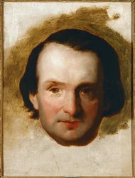 Portrait of the Poet Victor Hugo, Critic and Opponent of Emperor Napoleon III
