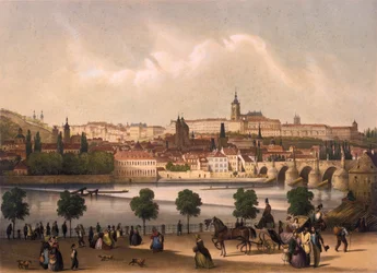 View of the Little Quarter and Prague Castle Hradcany