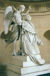 The Apotheosis of Louis XVI (1754-93), also called Louis XVI held by an angel, 1825