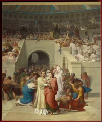 Christian Martyrs Entering the Amphitheatre