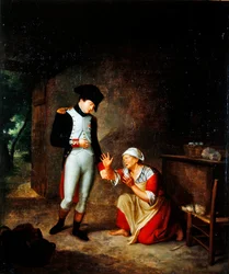Napoleon Visits a Peasant in the Outskirts of Brienne, 4th August, 1805