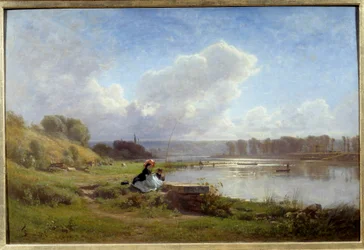 Les Banks de la Seine in Meudon in 1861