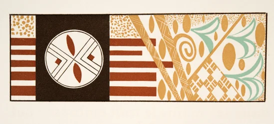 Graphic illustration from Prometheus Bound by Aeschylus, pub. 1941