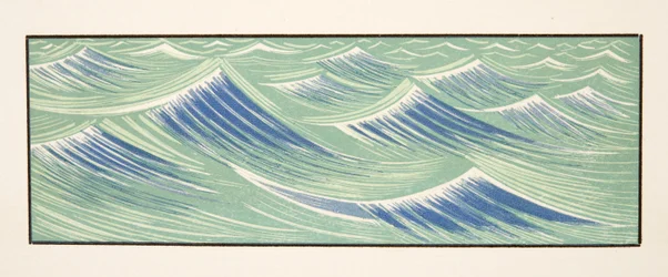 Graphic illustration from Prometheus Bound by Aeschylus, pub. 1941