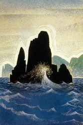 The Odyssey by Homer: The Rock of Gortyne, engraved by Theo Schmied, 1930-33
