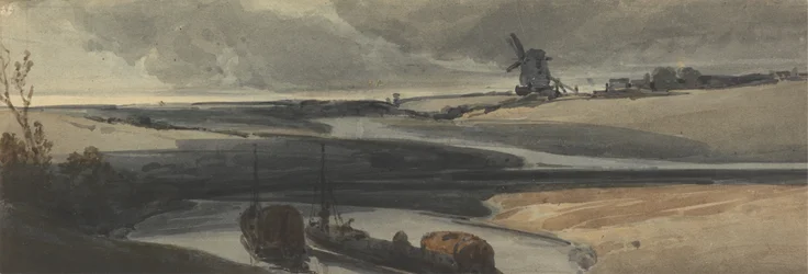 A French Canal Scene, 1810