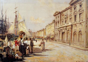 View of the Quai Saint Jean in Marseille