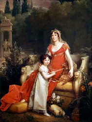 Elisa Bonaparte Baciocchi with Her Daughter