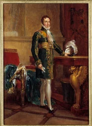 Full-length portrait of Eugene de Beauharnais called Prince Eugene vice king of Italy then Duke of Leuchtenberg (1781-1824), adoptive son of Napoleon I