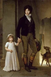 Jean-Baptiste Isabey 1767-1855 and his Daughter Alexandrine