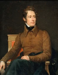 Portrait of Alphonse-Marie-Louis de Prat de Lamartine