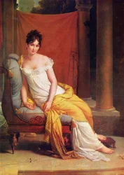 Portrait of Julie Recamier