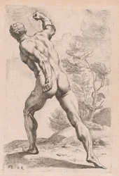 The Borghese Gladiator, back view (plate 29)