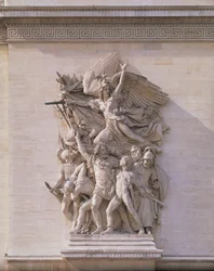 The Departure of the Volunteers in 1792 or The Marseillaise, 1833-36, stone detail of 92543