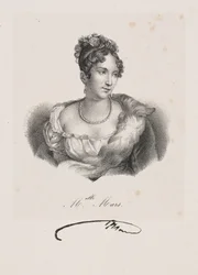 Portrait of Mademoiselle Mars (pseudonym of Anne Françoise Hyppolyte Boutet Salvetat)